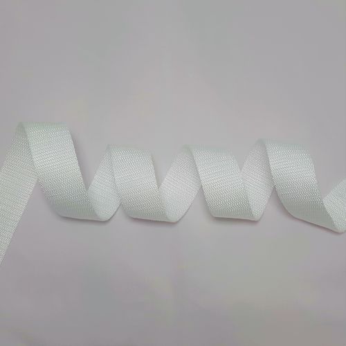 Gurtband Polyester 30 mm weiß